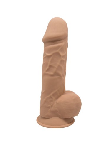 SILEXD - MODELLO 1 PENE REALISTICO PREMIUM SILEXPAN SILICONE CARAMEL 21.5 CM