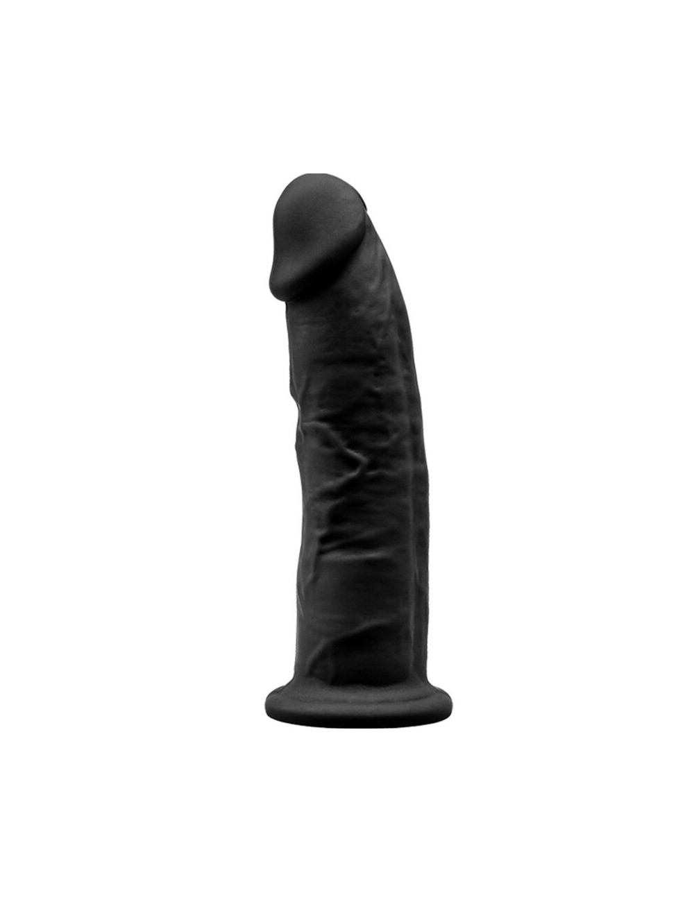 SILEXD - MODELLO 2 PENE REALISTICO PREMIUM SILEXPAN SILICONE NERO 15 CM