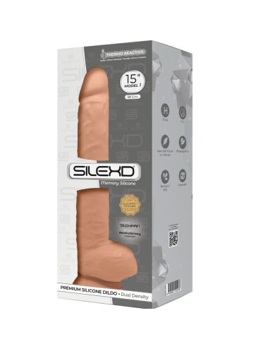 SILEXD - MODELLO 1 PENE REALISTICO PREMIUM SILEXPAN SILICONE 38 CM