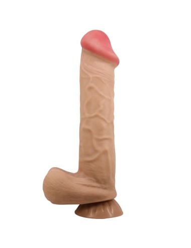 PRETTY LOVE - DILDO REALISTICO SLIDING SKIN SERIES CON VENTOSA SCORREVOLE DELLA PELLE FLESH 26 CM