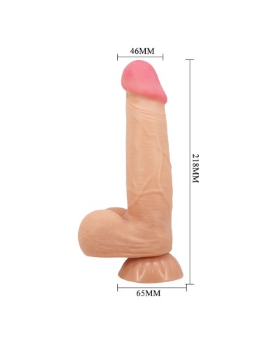 PRETTY LOVE - DILDO REALISTICO SLIDING SKIN SERIES CON VENTOSA SCORREVOLE DELLA PELLE 21