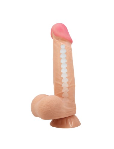 PRETTY LOVE - DILDO REALISTICO SLIDING SKIN SERIES CON VENTOSA SCORREVOLE DELLA PELLE 21,8 CM