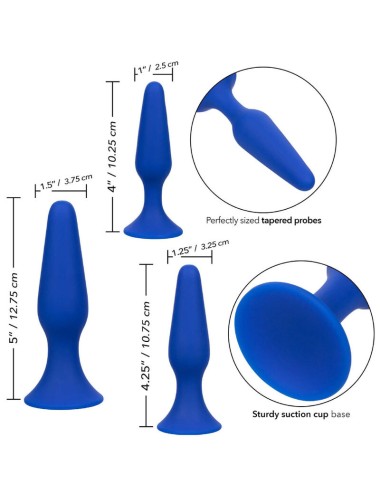 ADMIRAL - KIT 3 PLUG ANALI BLU