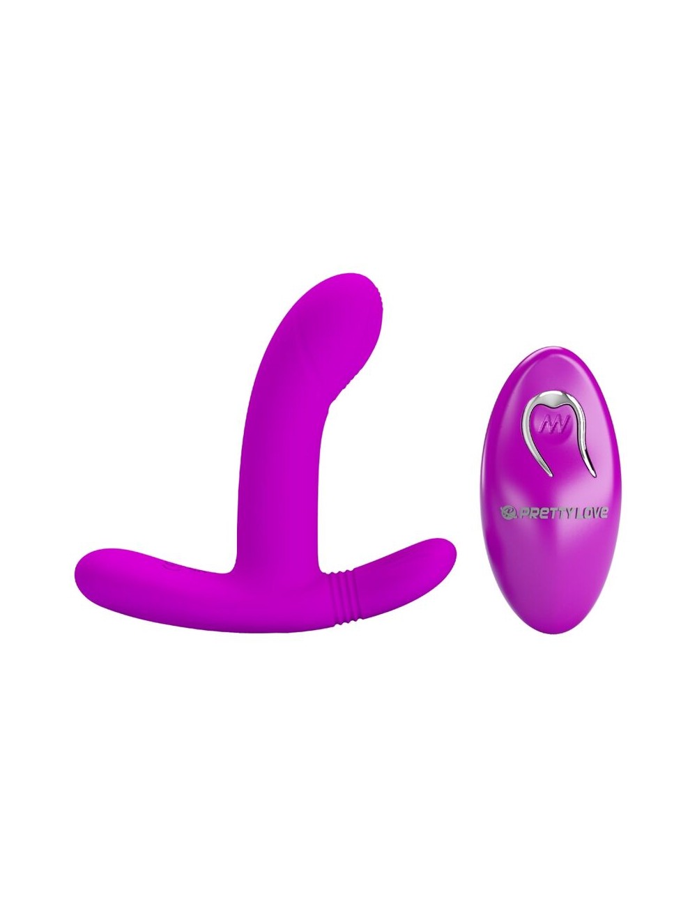 PRETTY LOVE - MASSAGGIATORE PER CLITORIDE GERI TELECOMANDO ROSA