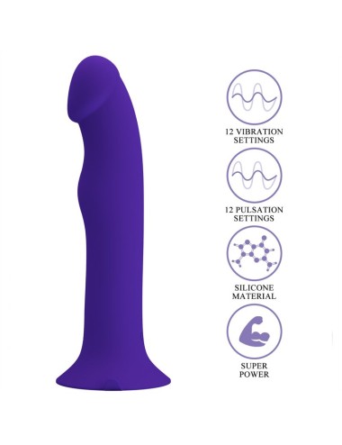 PRETTY LOVE - DILDO VIBRANTE MURRAY YOUTH E VIOLETTO RICARICABILE