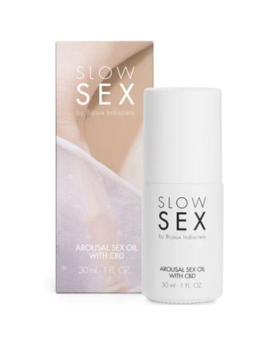 BIJOUX - SLOW SEX OLIO DA MASSAGGIO SESSUALE CON CBD 30 ML