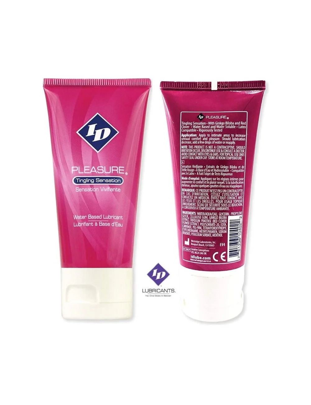 ID PLEASURE - LUBRIFICANTE A BASE ACQUA SENSAZIONE TINGENTE TUBO DA VIAGGIO 60 ML ID PLEASURE - LUBRIFICANTE A BASE ACQUA SENSAZIONE TINGENTE TUBO DA VIAGGIO 60 ML