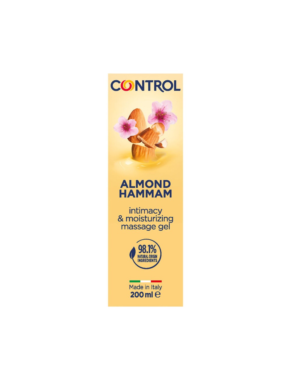 CONTROL - GEL DA MASSAGGIO HAMMAM ALLE MANDORLE 3 IN 1 200 ML CONTROL - GEL DA MASSAGGIO HAMMAM ALLE MANDORLE 3 IN 1 200 ML