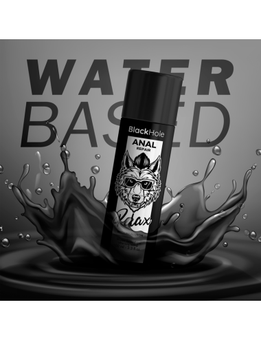 BLACK HOLE - RIPARAZIONE ANALE RELAX A BASE ACQUA CON IALURONE 100 ML