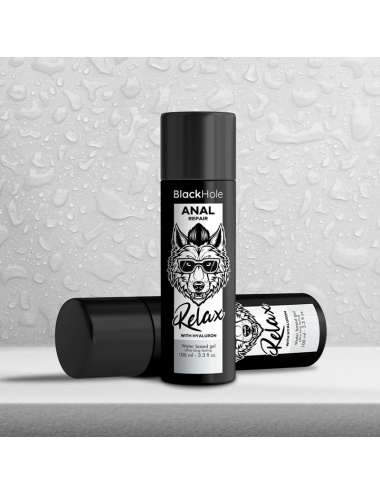 BLACK HOLE - RIPARAZIONE ANALE RELAX A BASE ACQUA CON IALURONE 100 ML