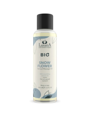 INTIMATELINE LUXURIA - OLIO DA MASSAGGIO AI FIORI DI NEVE BIO 100 ML