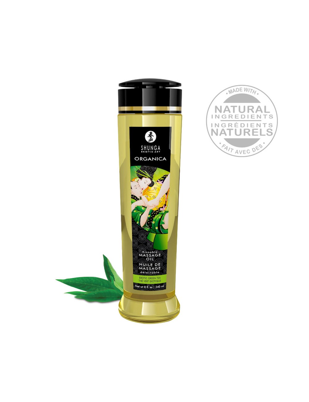 SHUNGA - OLIO DA MASSAGGIO BIOLOGICO TÈ VERDE 240 ML SHUNGA - OLIO DA MASSAGGIO BIOLOGICO TÈ VERDE 240 ML
