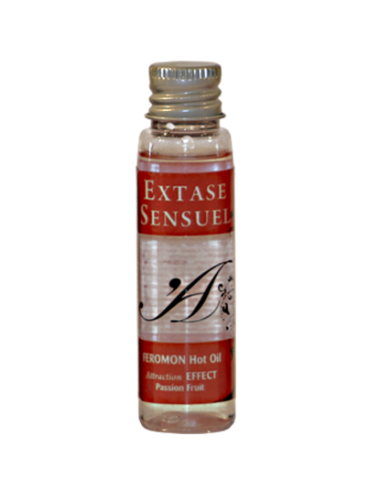 EXTASE SENSUAL - OLIO DA MASSAGGIO EFFETTO CALORE AI FEROMONI DEL FRUTTO DELLA PASSIONE DA VIAGGIO 35 ML