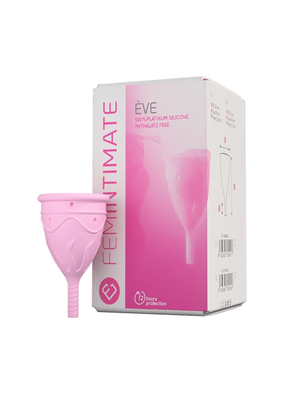 FEMINTIMATE - EVE COPPE MESTRUALI IN SILICONE TAGLIA S FEMINTIMATE - EVE COPPE MESTRUALI IN SILICONE TAGLIA S