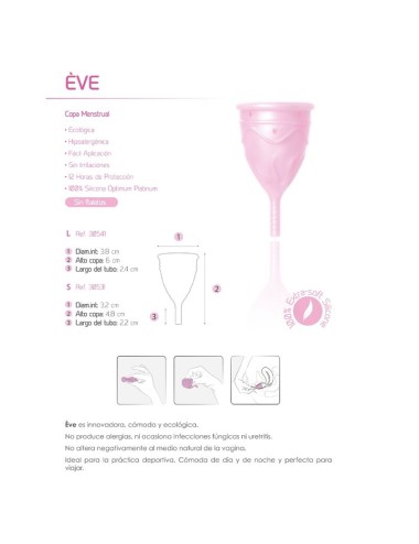 FEMINTIMATE - EVE COPPE MESTRUALI IN SILICONE TAGLIA S