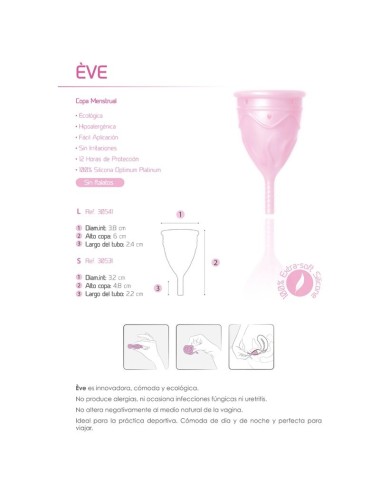 FEMINTIMATE - EVE COPPE MESTRUALI IN SILICONE TAGLIA L