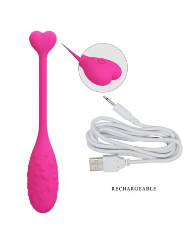 PRETTY LOVE - UOVO VIBRANTE PINK FISHER CONTROLLATO DA APP