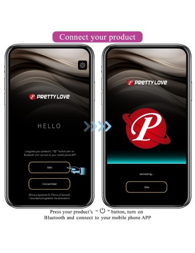 PRETTY LOVE - TELECOMANDO BILLY VIBRAZIONE VIOLA - APP GRATUITA