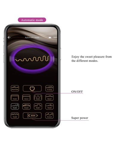 PRETTY LOVE - TELECOMANDO BILLY VIBRAZIONE VIOLA - APP GRATUITA