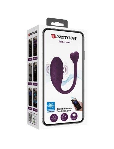 PRETTY LOVE - UOVO VIBRANTE LILA FISHER CONTROLLATO DA APP