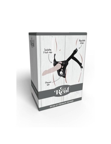 GET REAL - IMBRACATURA DA PIACERE CON CINTURINO NERA