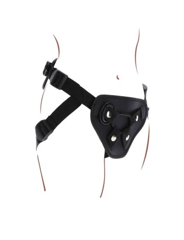 GET REAL - IMBRACATURA DELUXE CON CINTURINO NERO