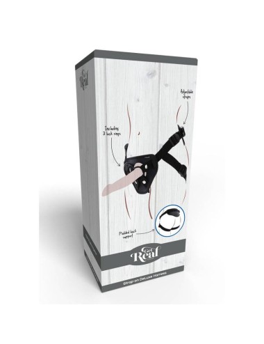 GET REAL - IMBRACATURA DELUXE CON CINTURINO NERO