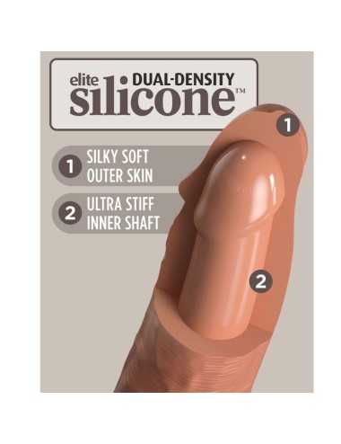 KING COCK - ELITE COMODA IMBRACATURA REGOLABILE CON DILDO 17.8 CM