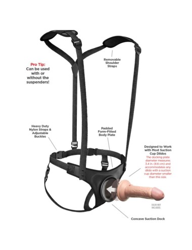 PIPEDREAMS - BODY DOCK BRETELLE STRAP-ON