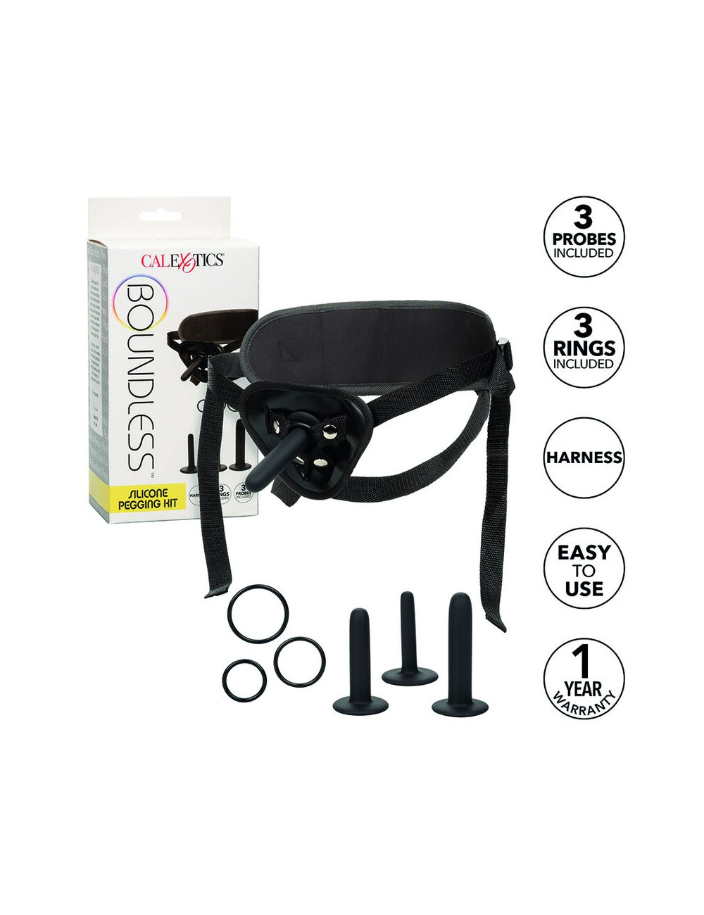 CALIFORNIA EXOTICS - BOUNDLESS KIT DI PEGGING IN SILICONE CALIFORNIA EXOTICS - BOUNDLESS KIT DI PEGGING IN SILICONE