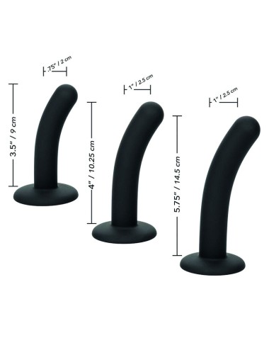 CALIFORNIA EXOTICS - BOUNDLESS KIT DI PEGGING PER CURVE IN SILICONE
