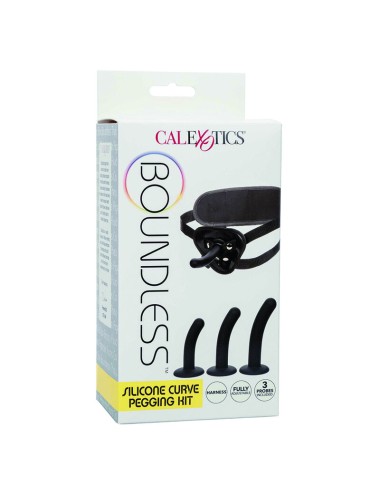 CALIFORNIA EXOTICS - BOUNDLESS KIT DI PEGGING PER CURVE IN SILICONE