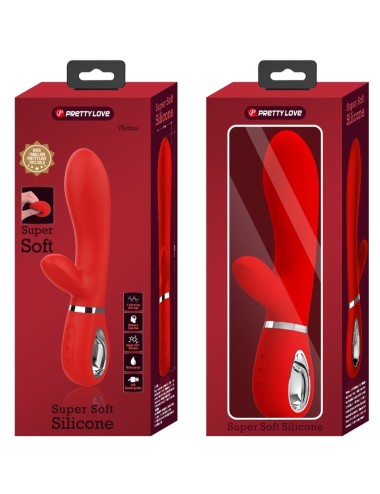 PRETTY LOVE - VIBRATORE MULTIFUNZIONE G-SPOT THOMAS ROSSO