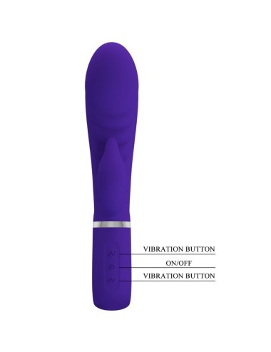 PRETTY LOVE - VIBRATORE MULTIFUNZIONE G-SPOT PRESCOTT VIOLA