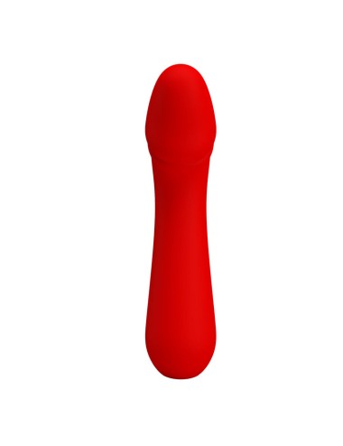 PRETTY LOVE - VIBRATORE RICARICABILE CETUS ROSSO