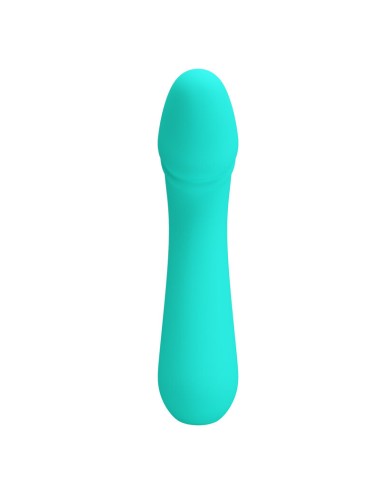 PRETTY LOVE - VIBRATORE RICARICABILE CETUS VERDE ACQUA