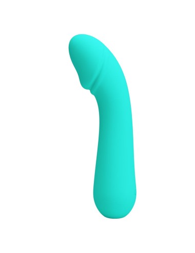 PRETTY LOVE - VIBRATORE RICARICABILE CETUS VERDE ACQUA