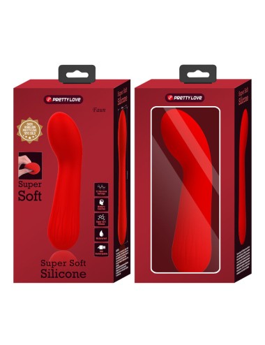 PRETTY LOVE - VIBRATORE RICARICABILE FAUN ROSSO