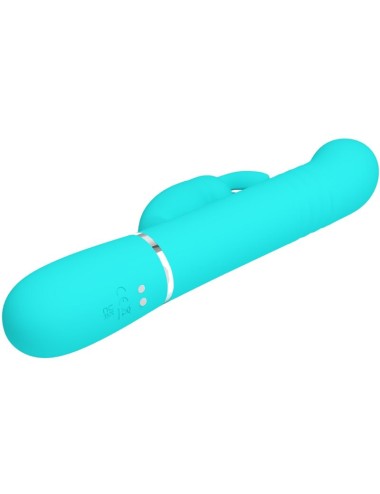 PRETTY LOVE - PERLE VIBRATORE COALE RABBIT VERDE ACQUA