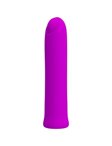 PRETTY LOVE - VIBRATORE CURTIS MINI SUPER POWER 12 VIBRAZIONI IN SILICONE VIOLETTO