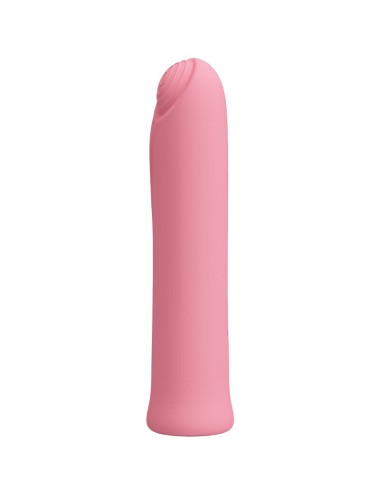 PRETTY LOVE - VIBRATORE CURTIS MINI SUPER POWER 12 VIBRAZIONI IN SILICONE ROSA