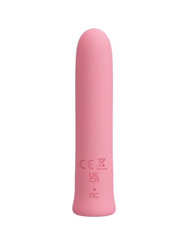 PRETTY LOVE - VIBRATORE CURTIS MINI SUPER POWER 12 VIBRAZIONI IN SILICONE ROSA