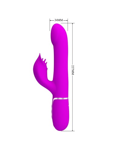 PRETTY LOVE - PERLE VIBRATORE CONIGLIO VIOLA