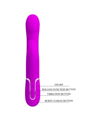 PRETTY LOVE - PERLE VIBRATORE CONIGLIO VIOLA