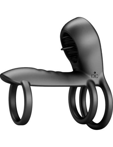 PRETTY LOVE - GUAINA PER PENE JAMMY 12 VIBRAZIONI CON LINGUA IN SILICONE RICARICABILE