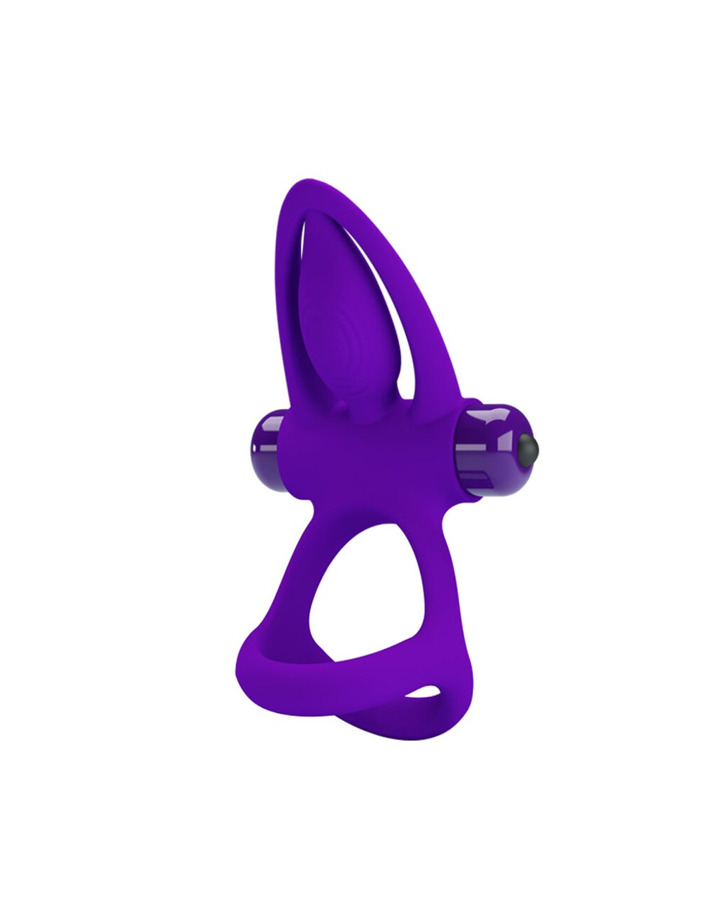 PRETTY LOVE - ANELLO VIBRATORE 10 VIBRAZIONI IN SILICONE VIOLETTO