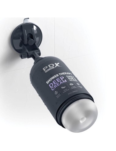 PDX PLUS - MASTURBATORE STROKER DESIGN DISCRETO IN BOTTIGLIA DI SHAMPOO CON CREMA PROFONDA