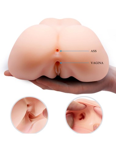CRAZY BULL - DOPPIA VIBRAZIONE REALISTICA DELLA VAGINA E DELLANO
