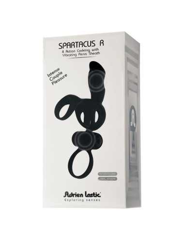 ADRIEN LASTIC - ANELLO SPARTACUS E GUAINA PER PENE CON VIBRATORE