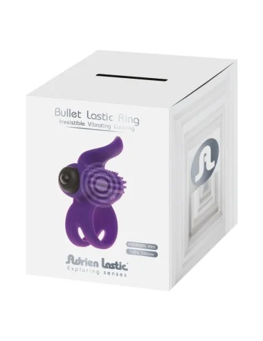 ADRIEN LASTIC - ANELLO VIBRATORE BULLET LASTIC VIOLA